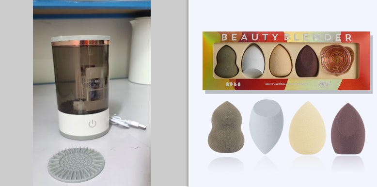 Electric Makeup Brush Cleaner – USB Automatic Brush Washing Machine