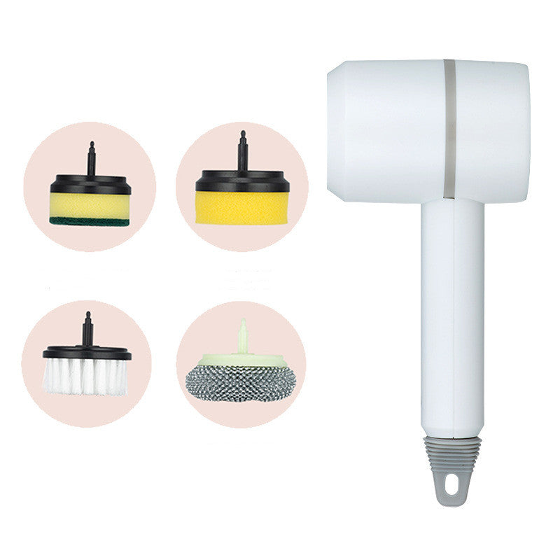 Electric Spin Cleaning Brush – Wireless Rechargeable Scrubber for Kitchen & Bathroom