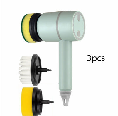 Electric Spin Cleaning Brush – Wireless Rechargeable Scrubber for Kitchen & Bathroom