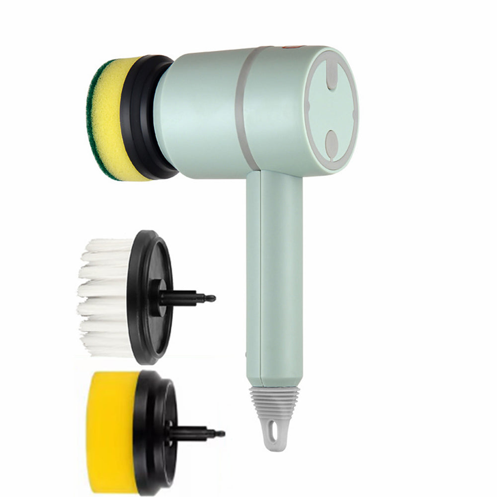 Electric Spin Cleaning Brush – Wireless Rechargeable Scrubber for Kitchen & Bathroom