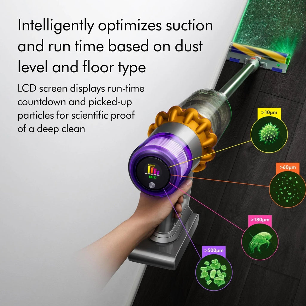Dyson V15 Detect Total Clean Extra | Yellow/Nickel | Refurbished