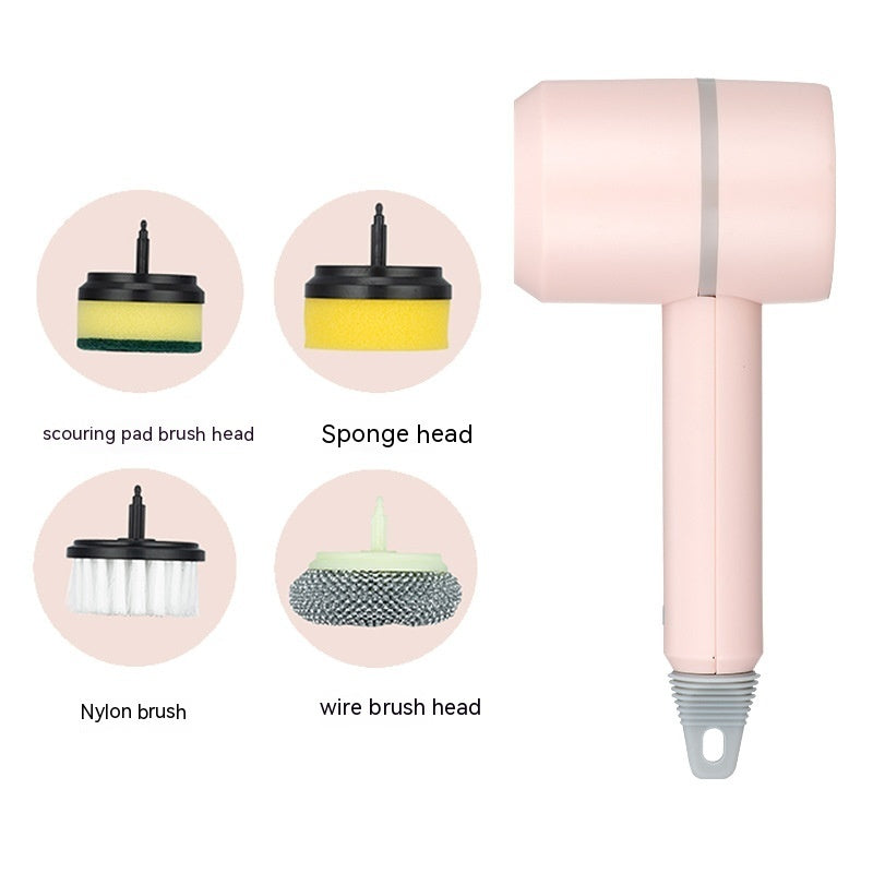 Electric Spin Cleaning Brush – Wireless Rechargeable Scrubber for Kitchen & Bathroom