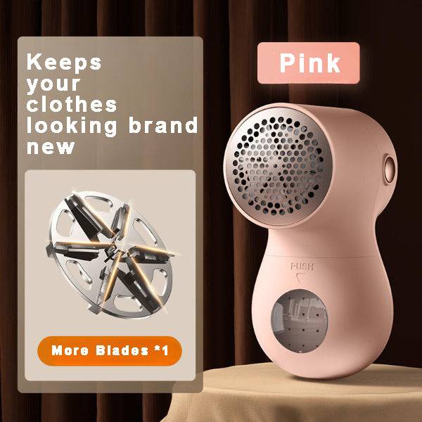 Electric Lint Remover – USB Rechargeable Fabric Shaver with LED Display