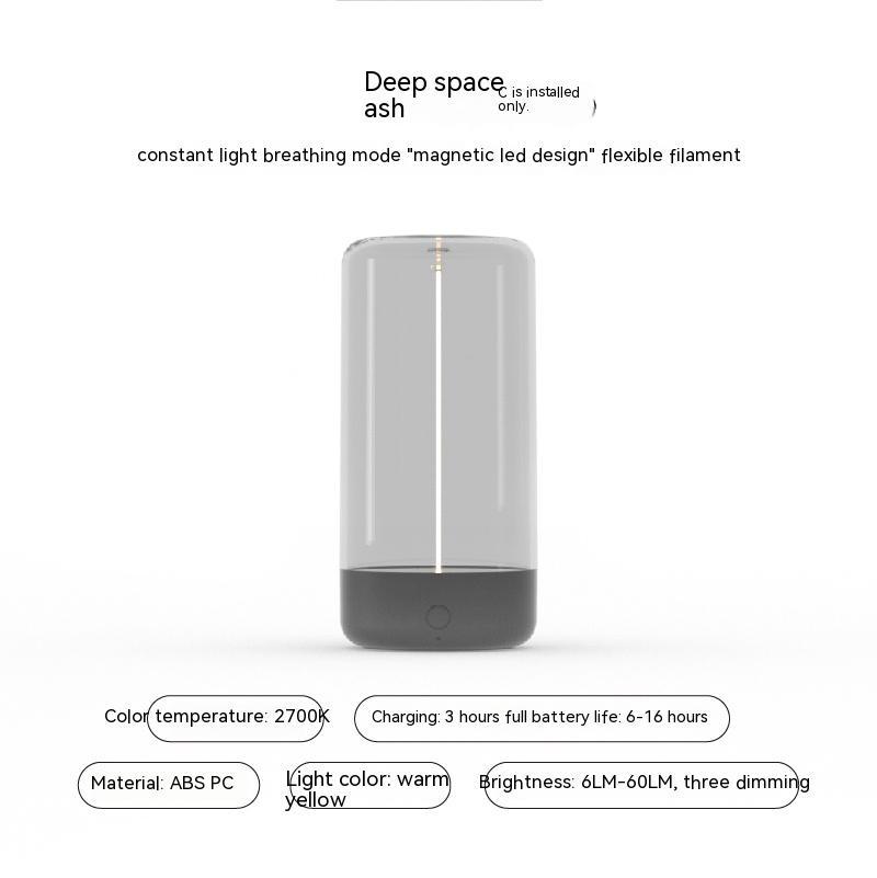 Portable LED Camping Light – USB Rechargeable Night Light for Outdoor & Home