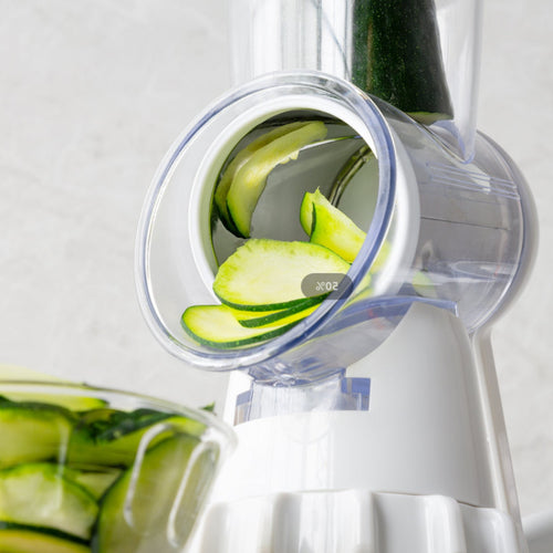 3-in-1 Vegetable Slicer – Manual Rotary Grater & Food Chopper