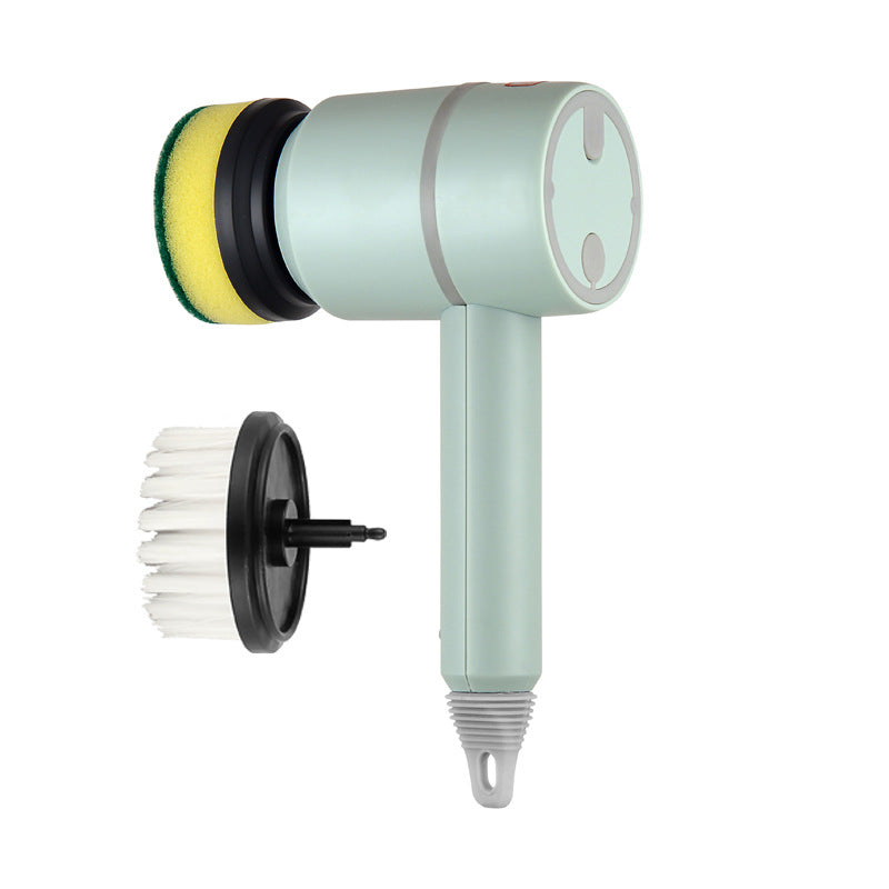 Electric Spin Cleaning Brush – Wireless Rechargeable Scrubber for Kitchen & Bathroom