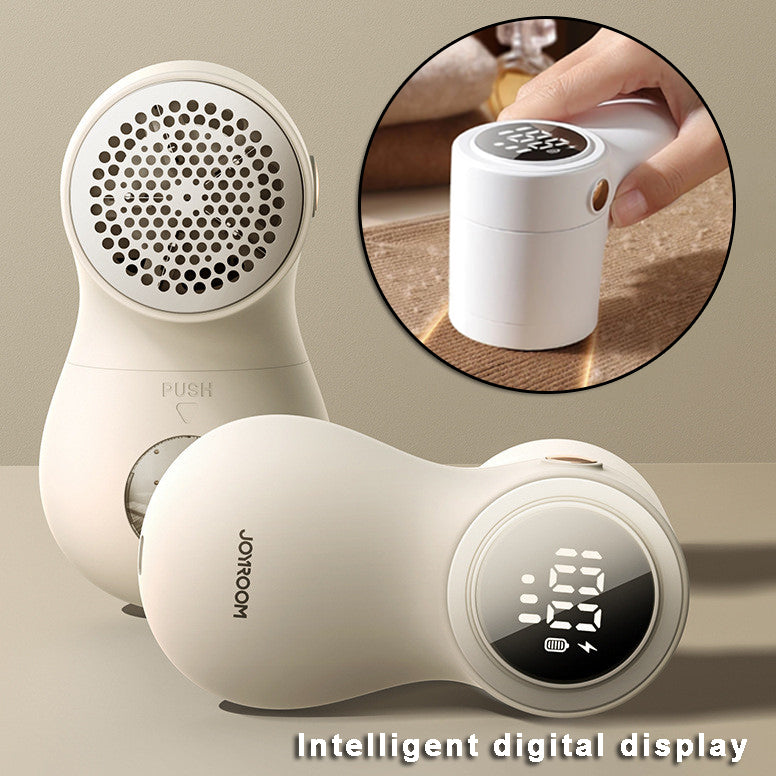 Electric Lint Remover – USB Rechargeable Fabric Shaver with LED Display