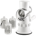 3-in-1 Vegetable Slicer – Manual Rotary Grater & Food Chopper