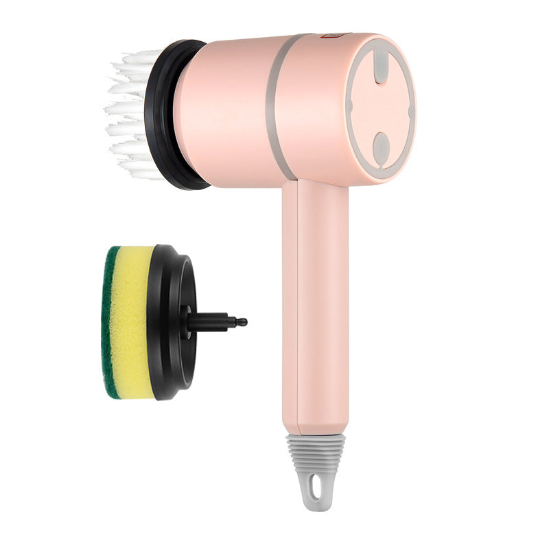 Electric Spin Cleaning Brush – Wireless Rechargeable Scrubber for Kitchen & Bathroom