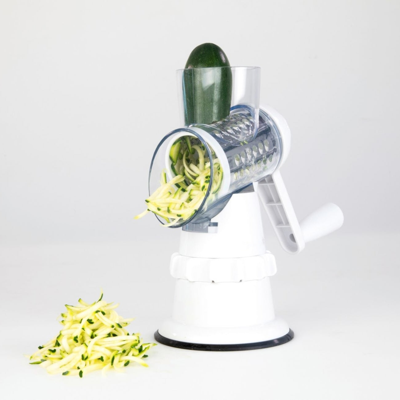 3-in-1 Vegetable Slicer – Manual Rotary Grater & Food Chopper