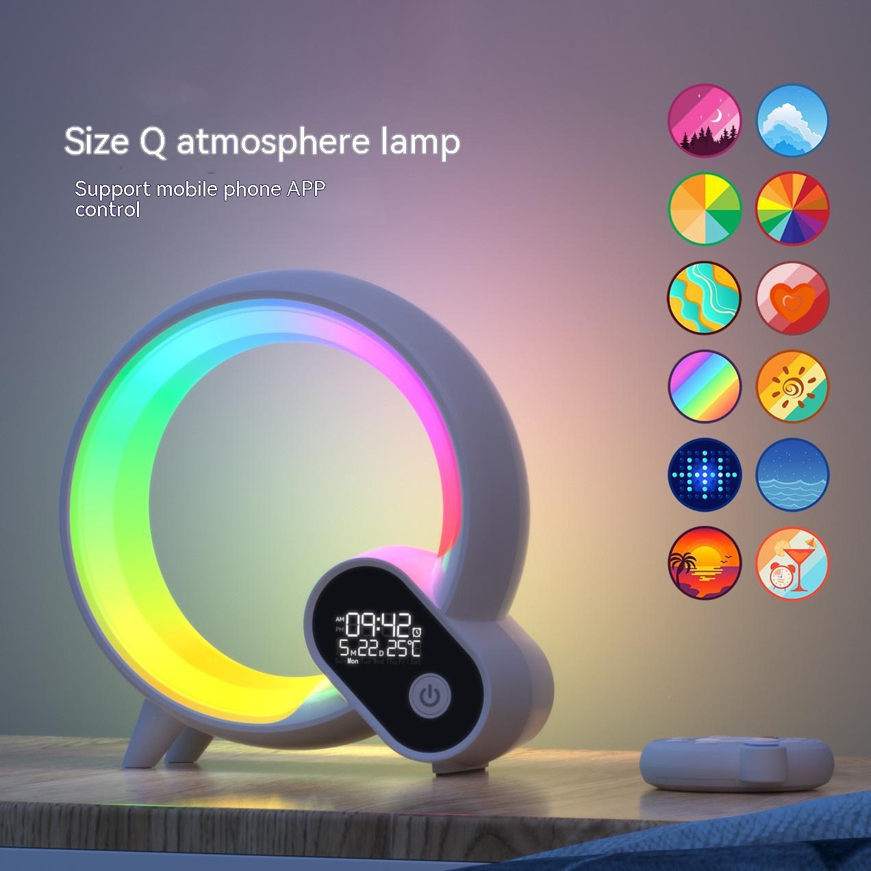 Sunrise Alarm Clock with Bluetooth Speaker – Smart Wake-Up Light & Ambient Lamp
