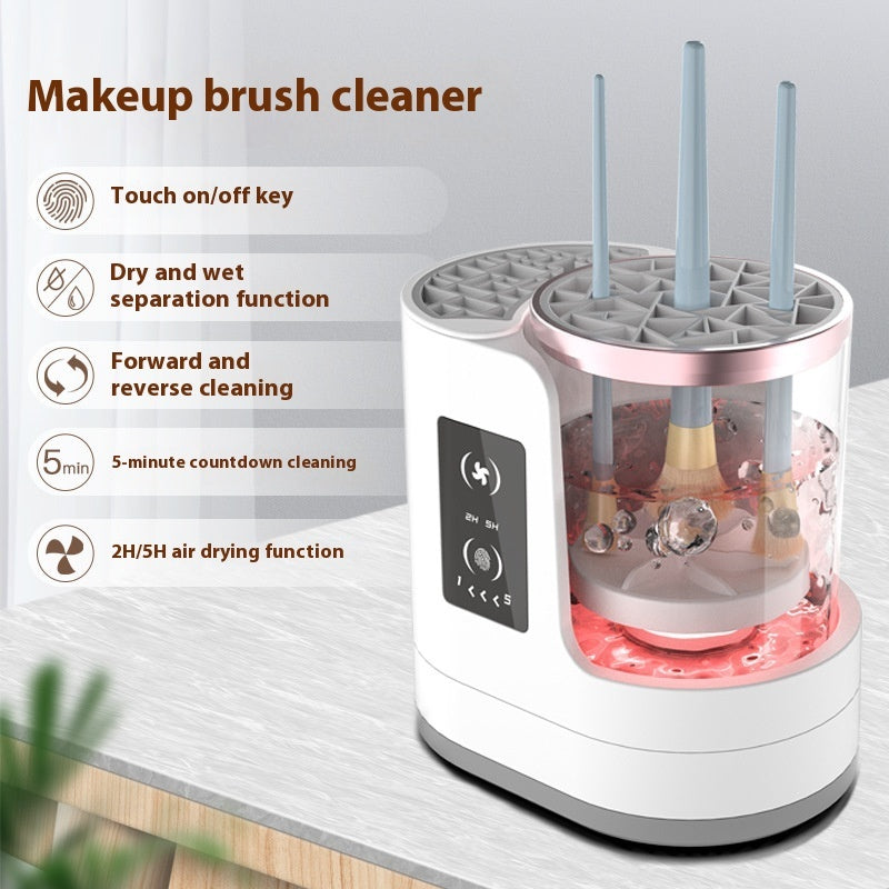Electric Makeup Brush Cleaner – Automatic USB Rechargeable Cleaning Machine